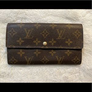 💝 Louis Vuitton Monogram Sarah Long Wallet 💝 100% Authentic